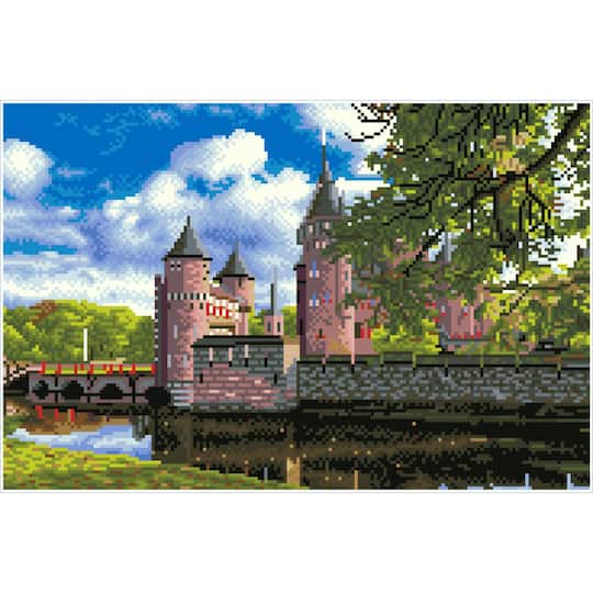 Diamond Dotz® De Haar Medieval Castle, Holland Diamond Painting Kit